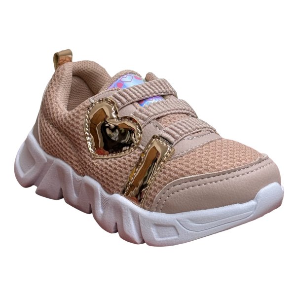 02 tenis infantil menina casual jogging elastico conforto