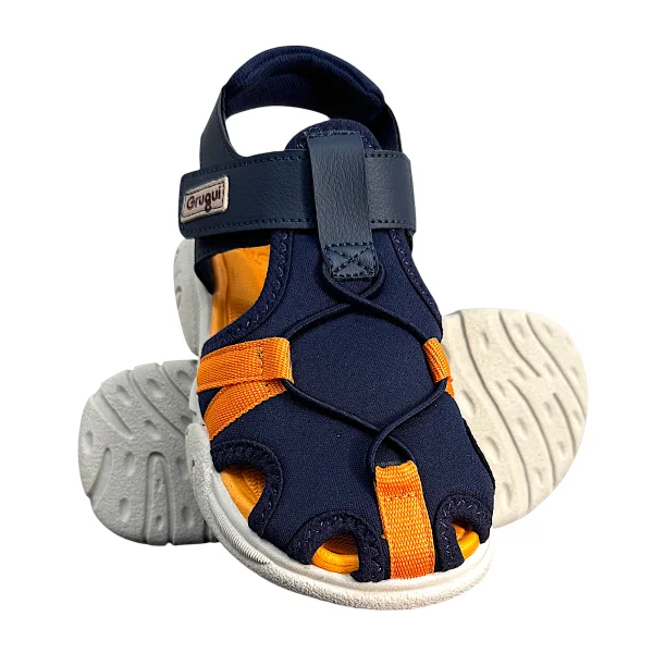 08 sandalia infantil papete esporte menino fechada leve macia