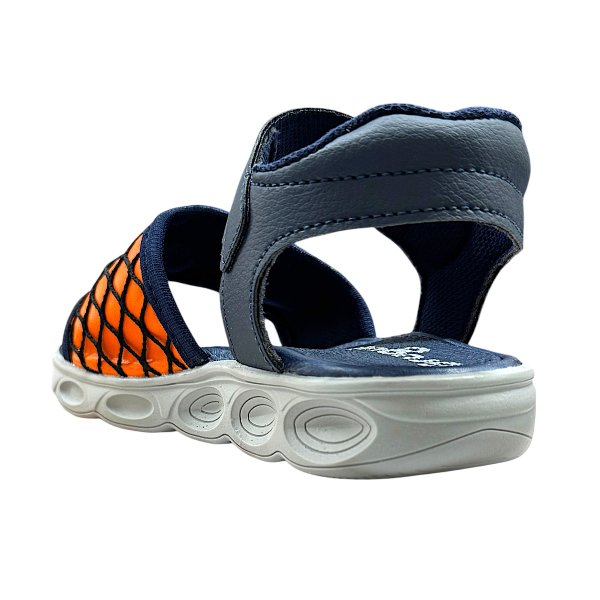 10 sandalia papete infantil masculina led luz ludica macia conforto