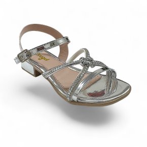 Sandália Infantil Menina Social Festa Saltinho Baixo Confortável