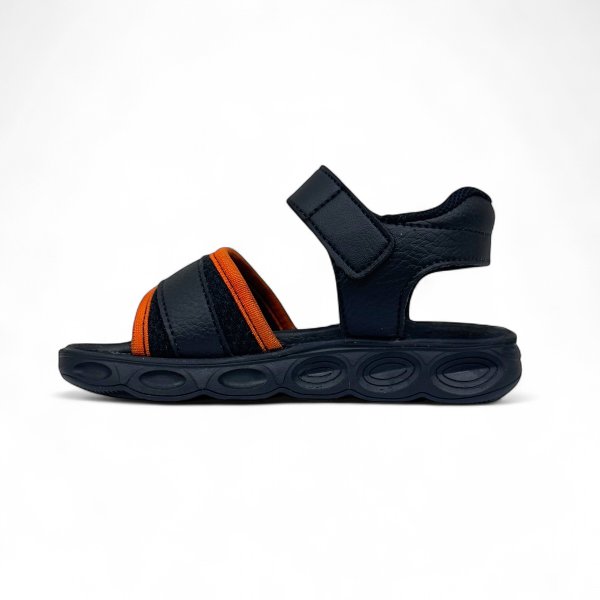 04 sandalia papete infantil masculina game pacman sola led