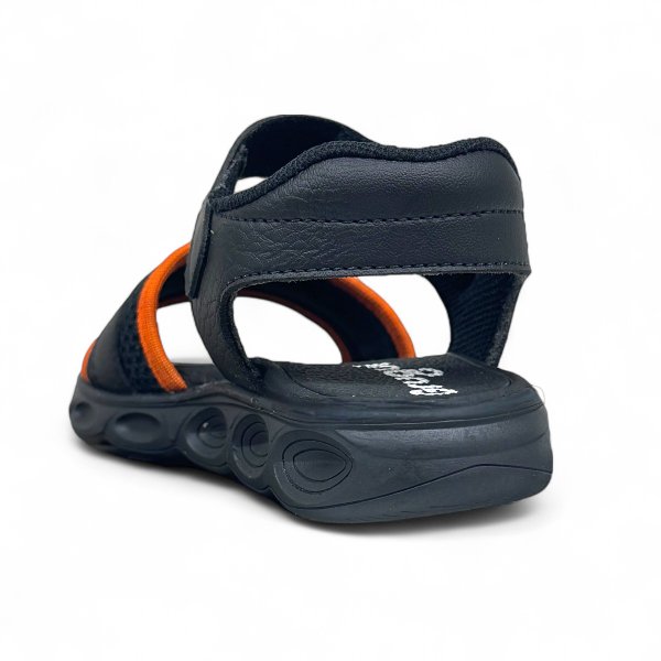 05 sandalia papete infantil masculina game pacman sola led