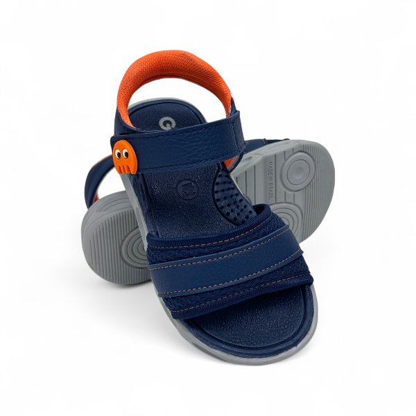 06 sandalia papete infantil masculina game pacman sola led