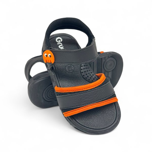 07 sandalia papete infantil masculina game pacman sola led