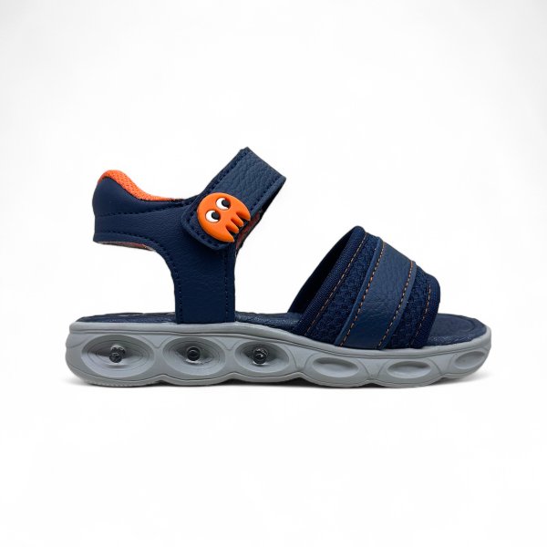 11 sandalia papete infantil masculina game pacman sola led