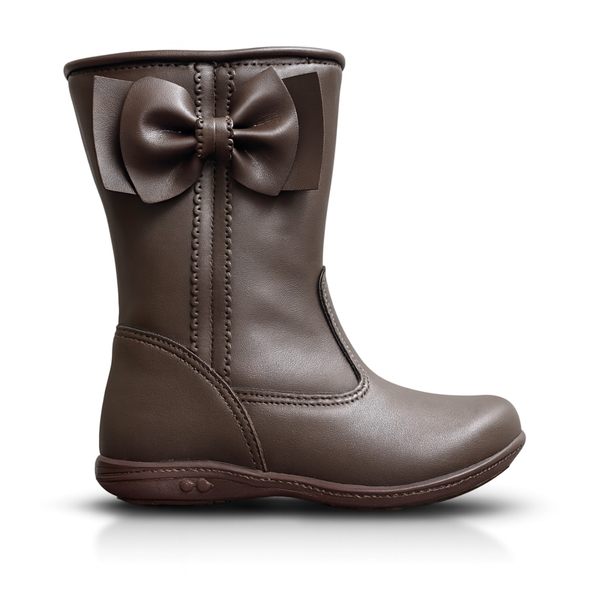 Bota Montaria Flat Infantil Menina Baby Confortável Grugui Dia a