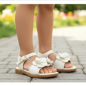 05 sandalia infantil rasteira menina baby laco conforto festa calce facil macia leve batizado