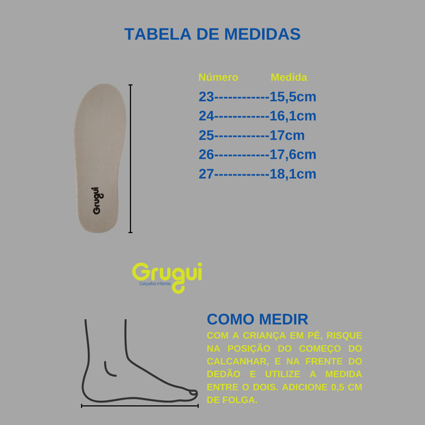01 bota infantil grugui cano medio pisou piscou led ziper