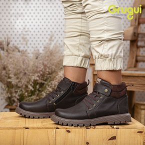 04 coturno masculino infantil cano medio grugui aventura ziper