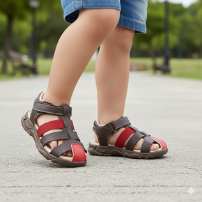 02 sandalia papete infantil masculina grugui conforto dia a dia