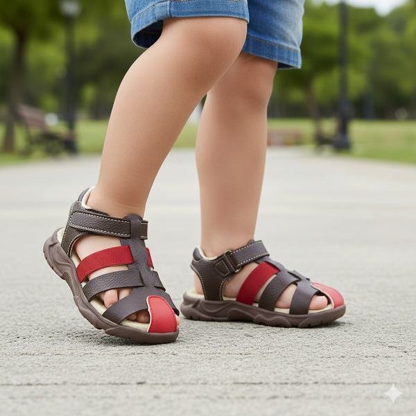 02 sandalia papete infantil masculina grugui conforto dia a dia